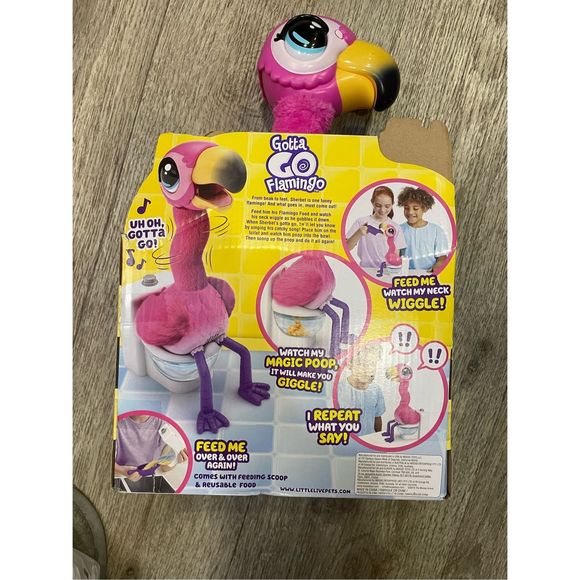 Gotta Go Flamingo Little Live Pets New in Box! Tested/ Works - Picture 2 of 3